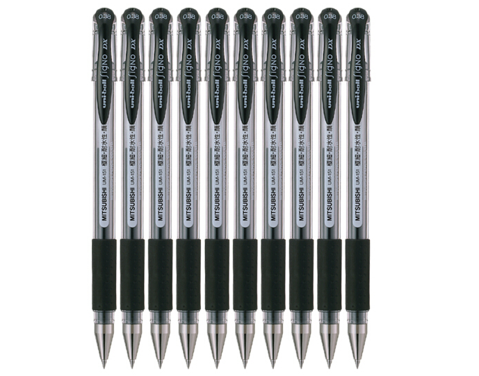 菱（Uni） UM-151 （财务用笔）中性笔（黑色） 0.38mm