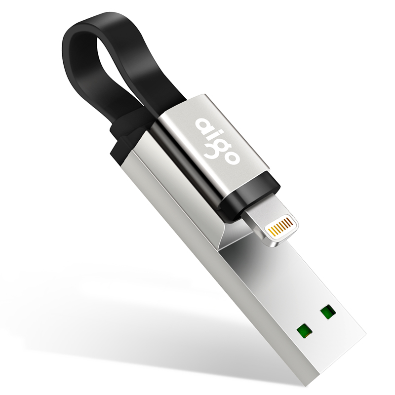  爱国者（aigo）64G苹果手机U盘 充电线 U370USB3.0苹果官方MFI认