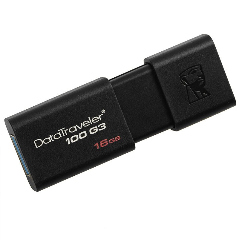 金士顿（Kingston）DT 100G3 16GB USB3.0 U盘黑色赠品单拍不发货
