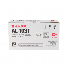 夏普（SHARP）AL-103T 黑色墨粉盒原装耗材（适用于AL-1031/1035-WH便携机型）约2000页