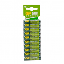 超霸GP24G-2ISP10七号碳性电池10粒卡装(卡)