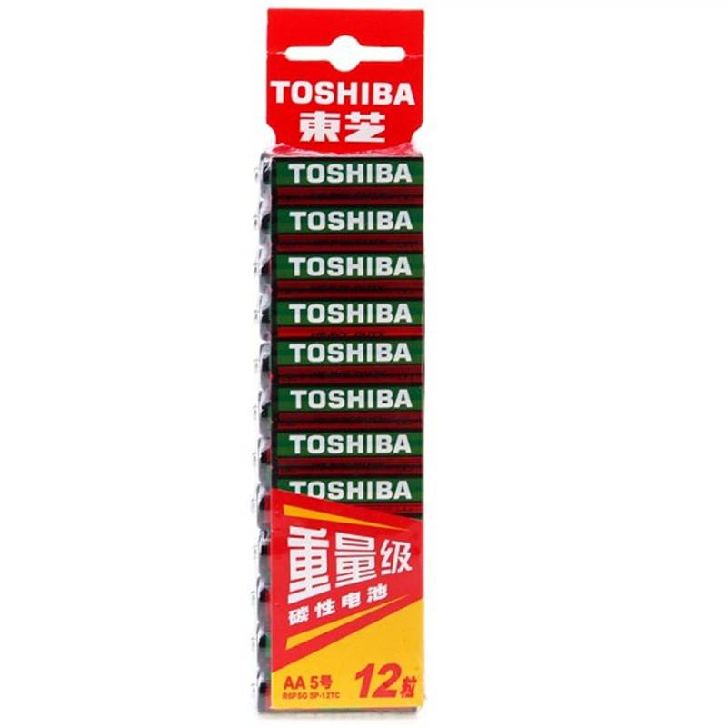 东芝R6PSG-SP-12TC五号碳性电池12粒卡装(卡)