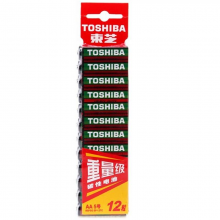 东芝R6PSG-SP-12TC五号碳性电池12粒卡装(卡)