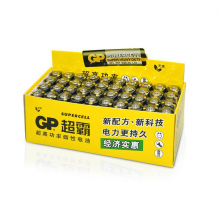 超霸GP15PL-BJ4五号4粒环保碳性电池40粒/盒(粒)