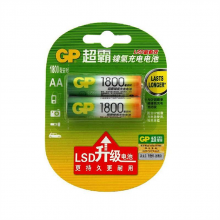 超霸 GP180AAHC-2IL2/5号 镍氢充电电池 2节/卡 (单位:卡)