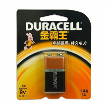 金霸王 6LR61/9v 碱性电池 1节/卡 (单位:卡)