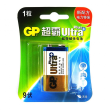 超霸 GP1604A-L1/9V 碱性电池 1节/卡 (单位:卡)