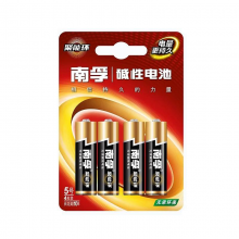 南孚 LR6-4/5号 碱性电池 4节/卡(单位：卡)