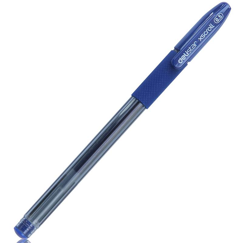 得力思达S55中性笔 水笔(蓝)(支)