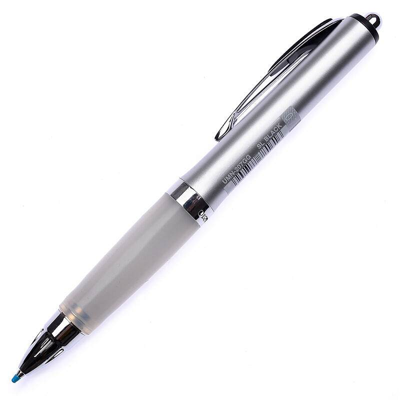 三菱 UMN-207GG 银杆中性笔 0.7mm12支/盒 (单位:盒) 黑色