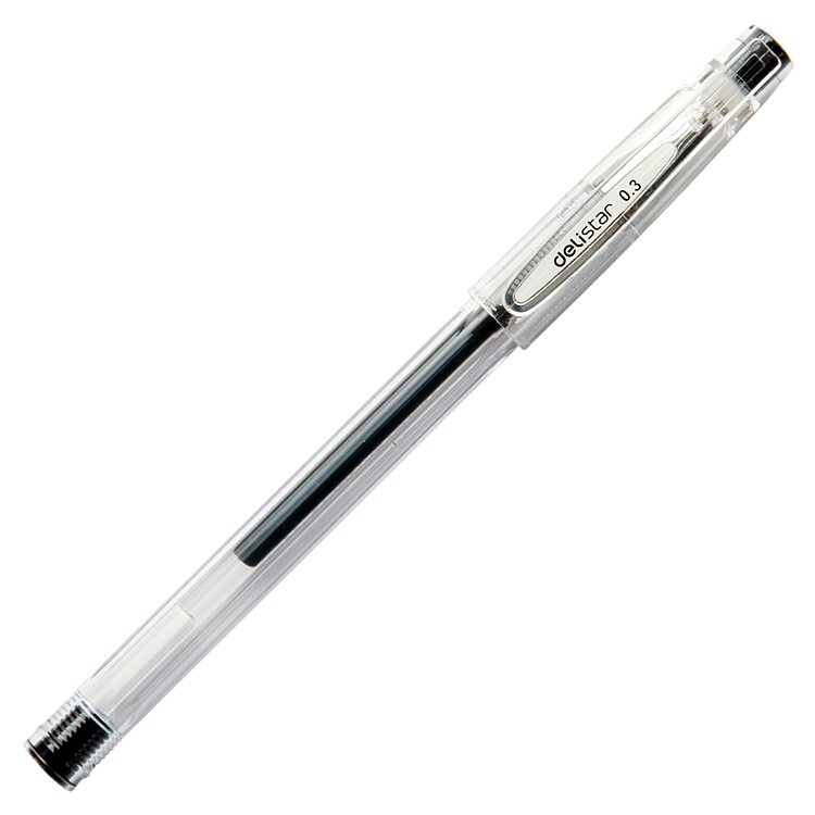 得力 S40 签字笔中性笔水笔 0.3mm 12支/盒 (单位:支) 黑色