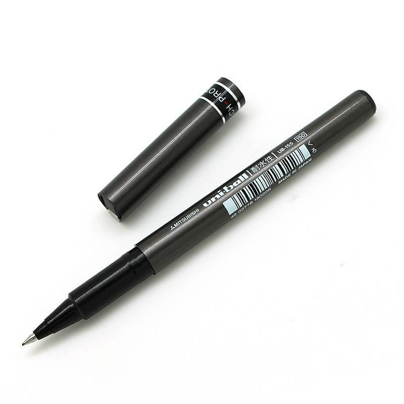 三菱 UB-155 0.5mm中性笔 10支/盒(单位：支) 黑