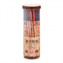 得力 33331 桶装2B铅笔 2B 48支/桶 （单位：桶） 原木色