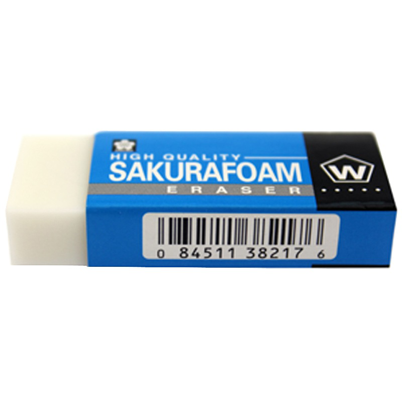 日本樱花(SAKURA)橡皮擦学生考试美术绘图XRFW-100中号单块【日本进口】
