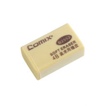 齐心 B2553 4B美术用橡皮擦 大 30个/盒 棕色