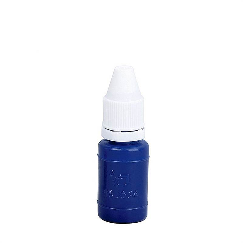 得力 9873 原子印油印泥 10ML (单位:瓶) 蓝色