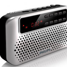 飞利浦(PHILIPS) SBM120 SLV 插卡音箱 便携小音响 FM收音机 音乐MP3外响播放